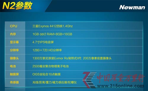 紐曼N2手機虛假宣傳 消費者要求退款